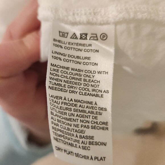 Women's New Saks Fifth Avenue White Dress - Picture 3 of 3